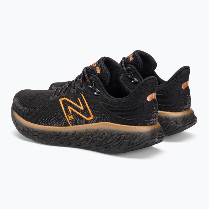 Bărbați New Balance 1080V12 negru / portocaliu pantofi de alergare 3