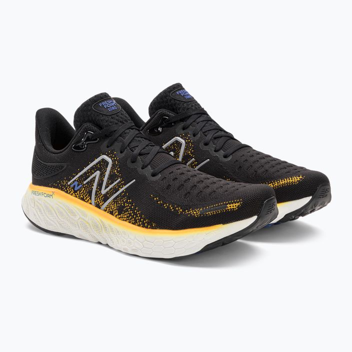Bărbați New Balance 1080V12 negru / galben pantofi de alergare 4