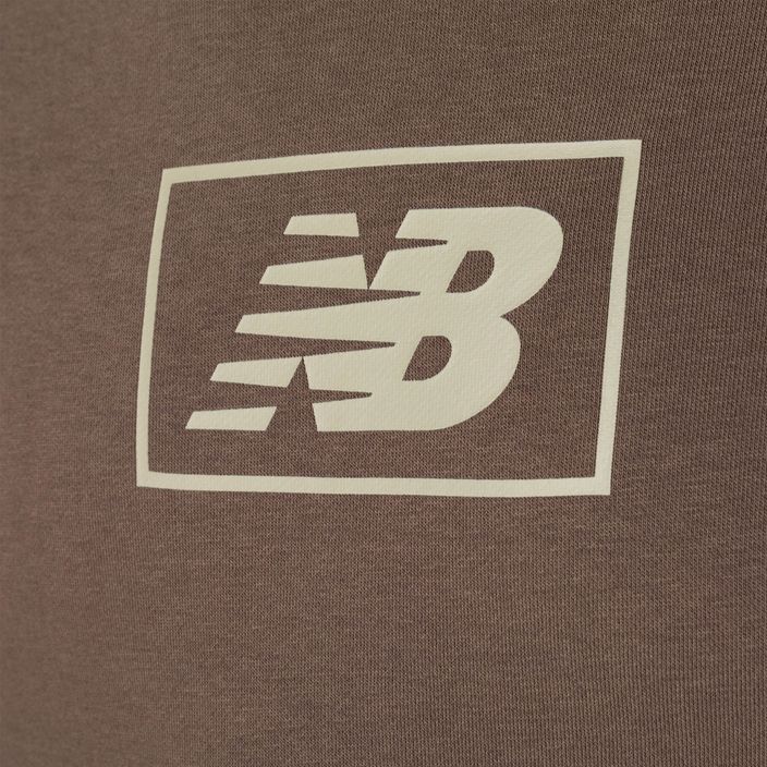 Bluză pentru bărbați New Balance Essentials Hoodie darkmush 7