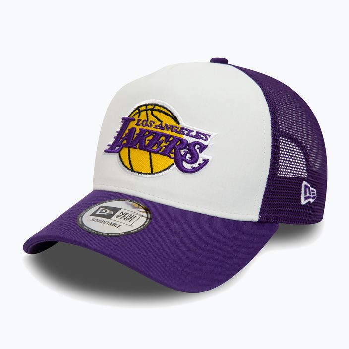 Șapcă pentru bărbați  New Era Team Colour Block Trucker Los Angeles Lakers open misc
