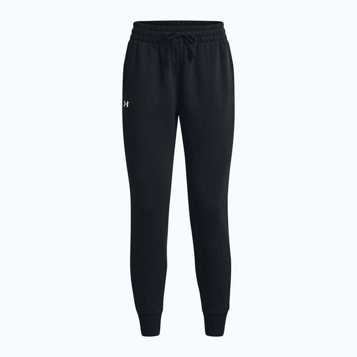 Pantaloni pentru femei Under Armour Rival Fleece dark black/white 6