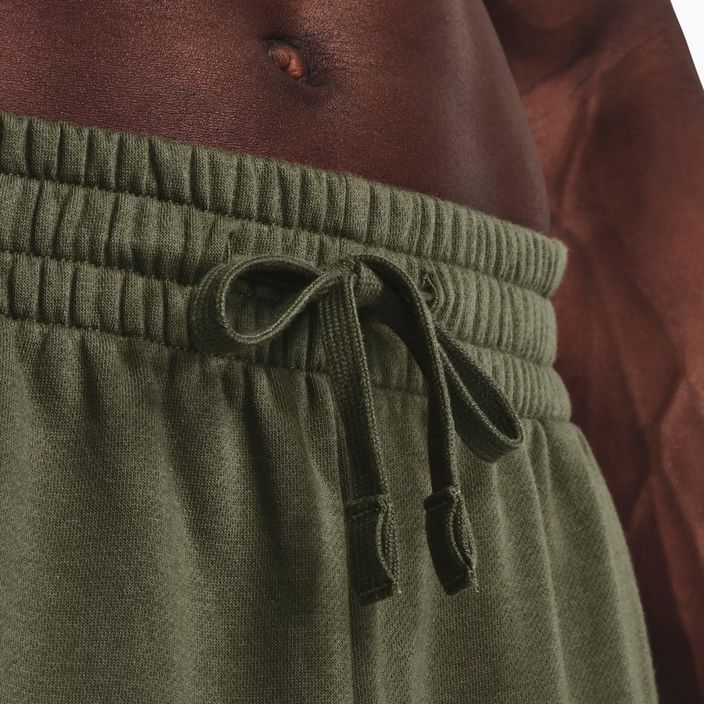 Pantaloni de antrenament pentru bărbați Under Armour Rival Fleece Joggers marină de la verde/alb 3