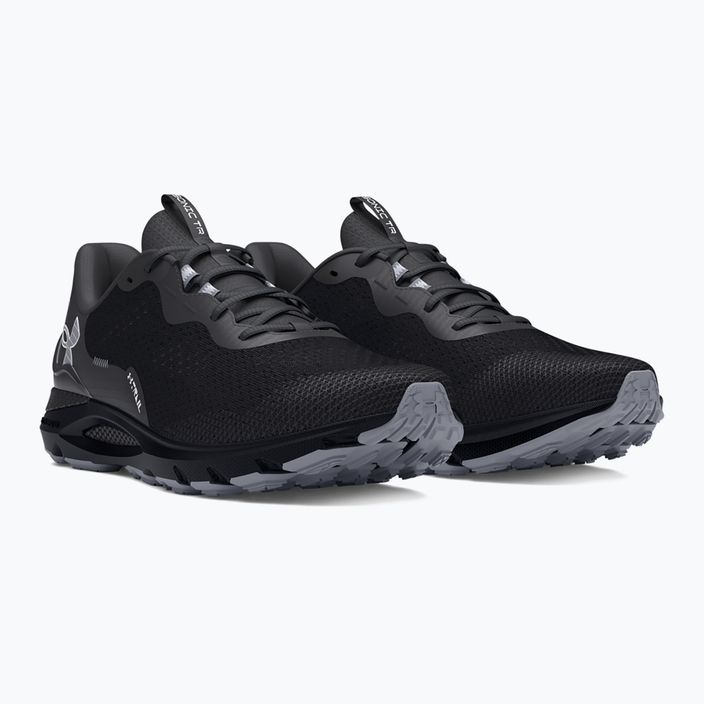 Under Armour Sonic Trail pantofi de alergare pentru bărbați negru/antracit/ oțel 3