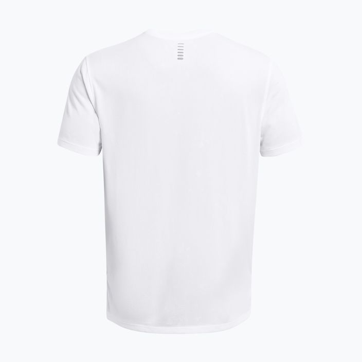 Tricou de alergare pentru bărbați Under Armour Streaker Splatter white/white/reflective 5
