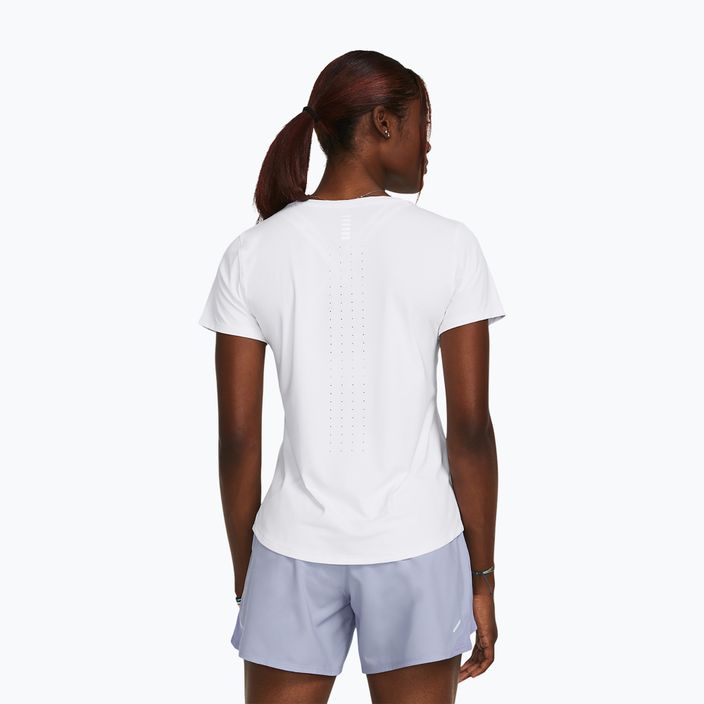 Tricou de alergare pentru femei Under Armour Laser white/reflective 2