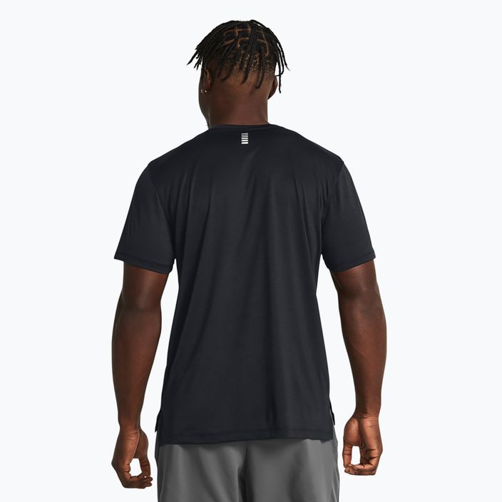 Tricou de alergare pentru bărbați Under Armour Streaker black/reflective 2