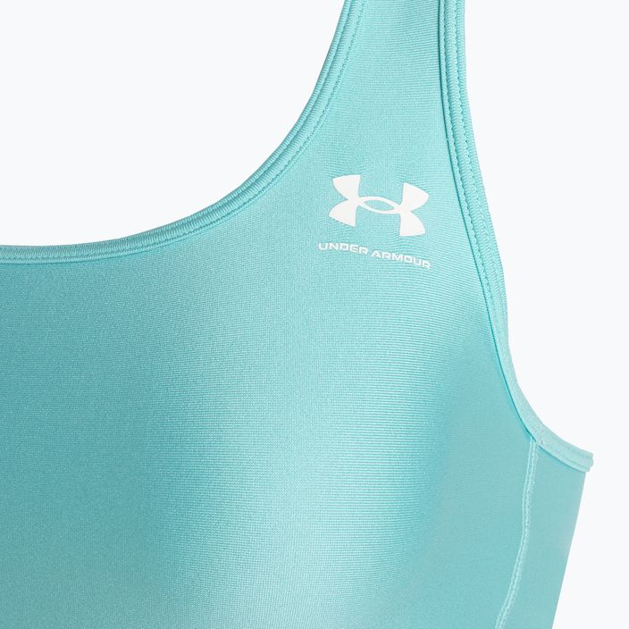 Sutien fitness Under Armour HG Authentics Mid Branded radial turquoise/white 6