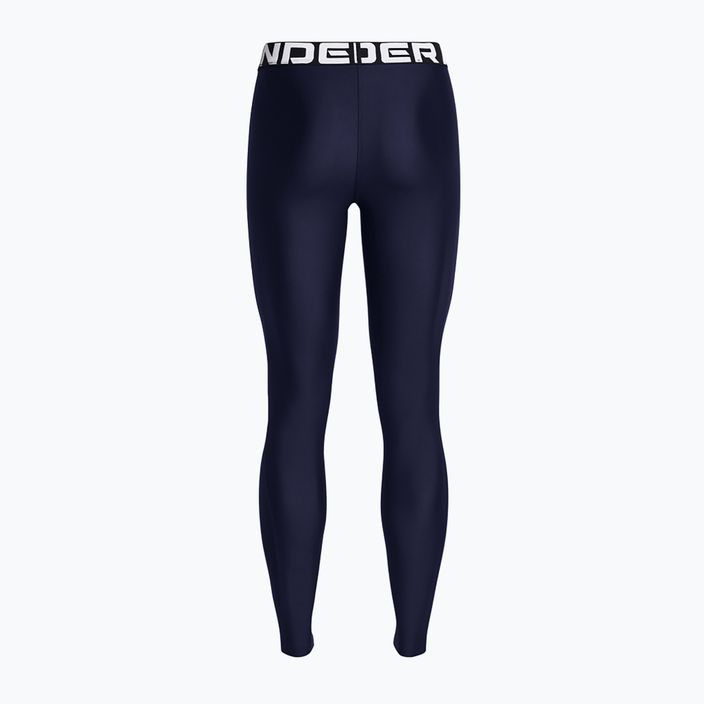 Colanți pentru femei Under Armour HeatGear midnight navy/white 2