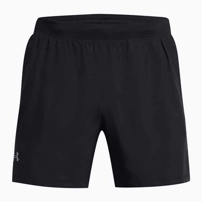 Pantaloni scurți de alergare pentru bărbați Under Armour Launch 5" black/black/reflective