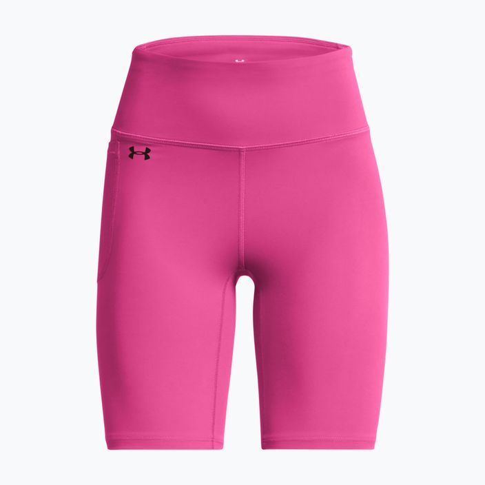 Pantaloni scurți de antrenament pentru femei Under Armour Motion Bike Short astro pink/black 5