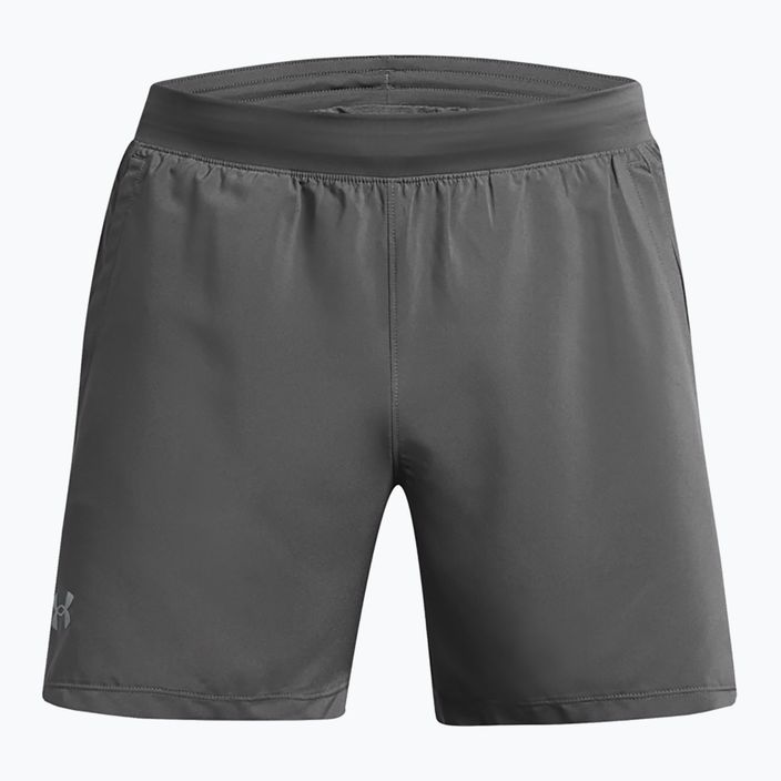 Pantaloni scurți de alergare pentru bărbați Under Armour Launch 5" castlerock/castlerock/ reflective