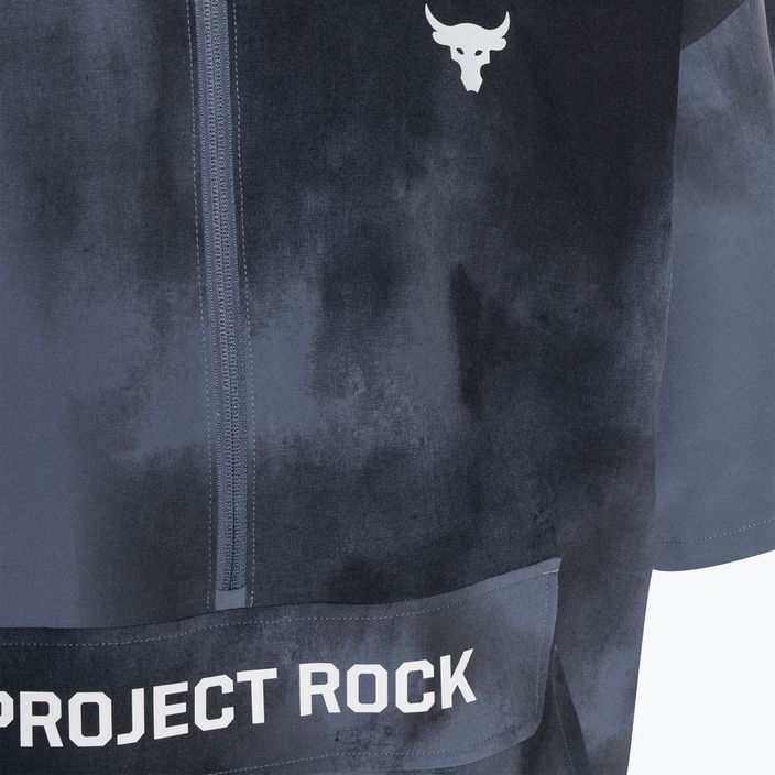 Jachetă de antrenament pentru bărbaț Under Armour Project Rock Warm Up Hooded downpour gray/mod gray 3