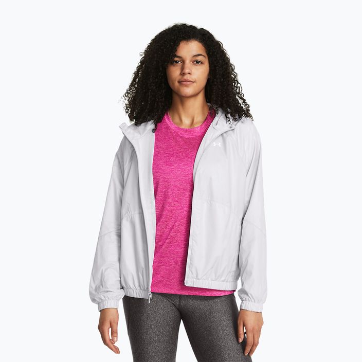 Geacă de vânt pentru femei Under Armour Sport Windbreaker halo gray/white