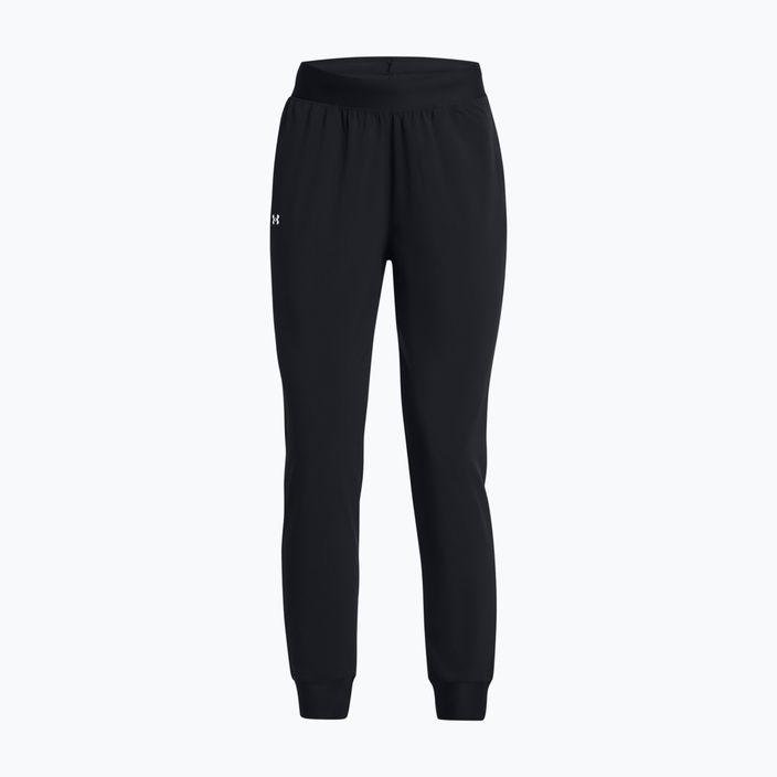 Pantaloni de antrenament pentru femei Under Armour Sport High Rise Woven black/white 7