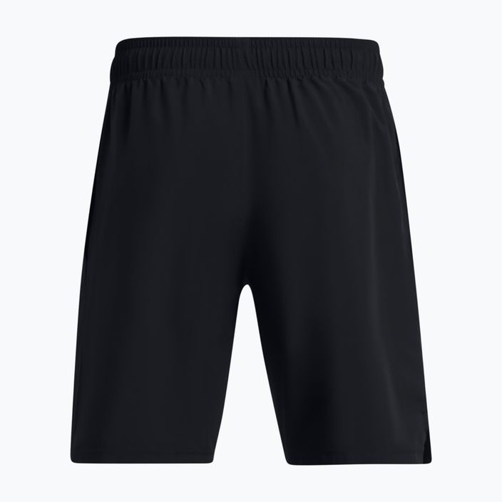 Pantaloni scurți de antrenament pentru bărbați Under Armour Woven Wdmk black/white 6
