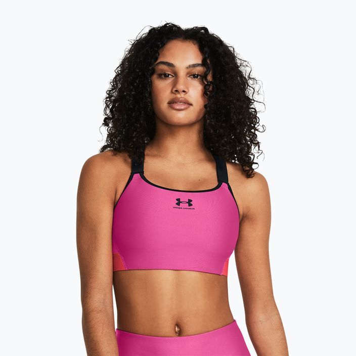 Sutien fitness Under Armour HG Armour High astro pink/red solstice/black