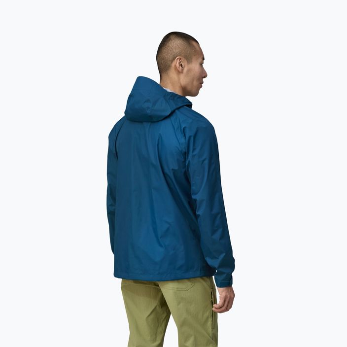 Jachetă de ploaie pentru bărbați Patagonia Torrentshell 3L Rain endless blue 2