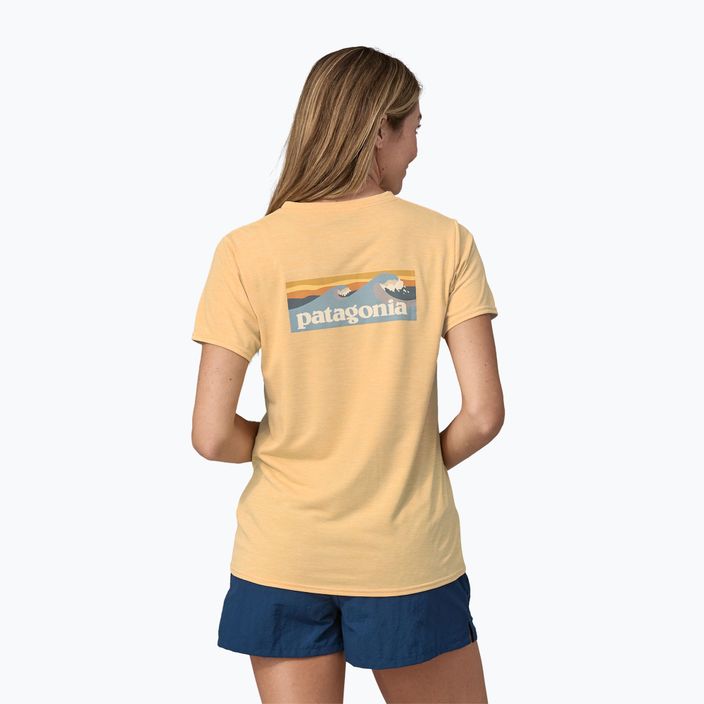 Tricou pentru femei Patagonia Cap Cool Daily Graphic Shirt Waters boardshort logo/sandy melon x-dye 2