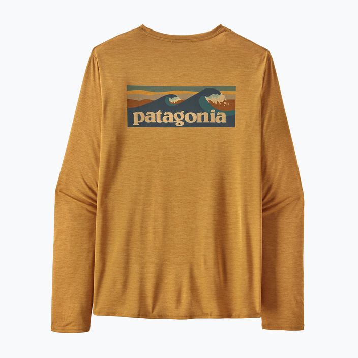 Longsleeve de trekking pentru bărbați Patagonia Cap Cool Daily Graphic Shirt-Waters pufferfish gold x-dye 4