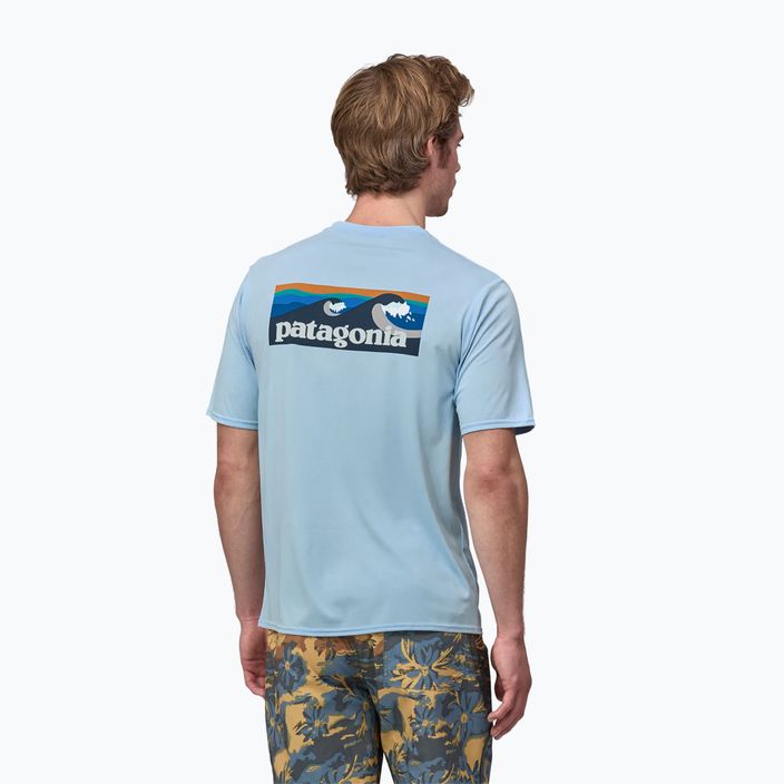 Tricou pentru bărbați Patagonia Cap Cool Daily Graphic Shirt Waters boardshort logo/chilled blue 2