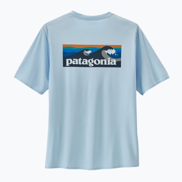 Tricou pentru bărbați Patagonia Cap Cool Daily Graphic Shirt Waters boardshort logo/chilled blue 3
