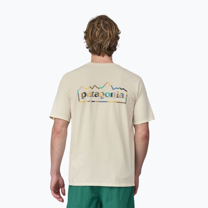 Tricou pentru bărbați  Patagonia Unity Fitz Responsibili birch white 2