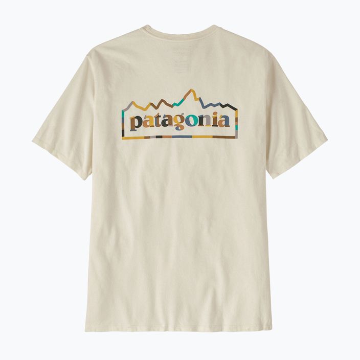 Tricou pentru bărbați  Patagonia Unity Fitz Responsibili birch white 4