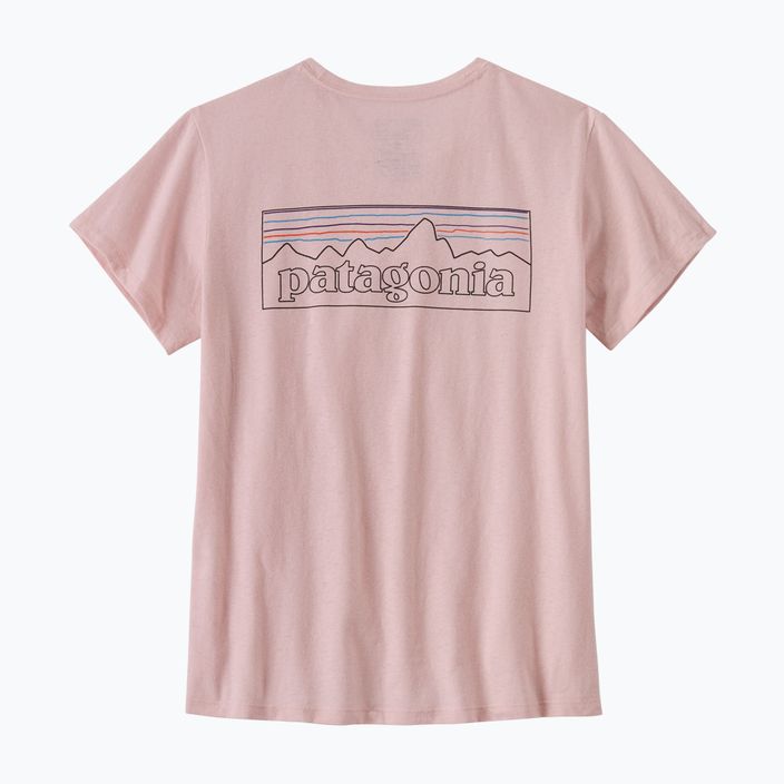 Tricou de trekking pentru femei  Patagonia P-6 Logo Responsibili-Tee whisker pink 4