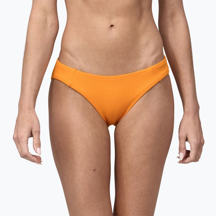 Partea de jos a costumului de baie Patagonia Sunamee Bottoms ripple / kishu orange 2