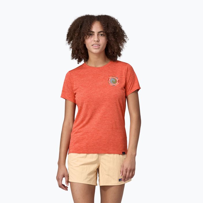 Tricou pentru femei Patagonia Cap Cool Daily Graphic Shirt unity fitz/pimento red x-dye
