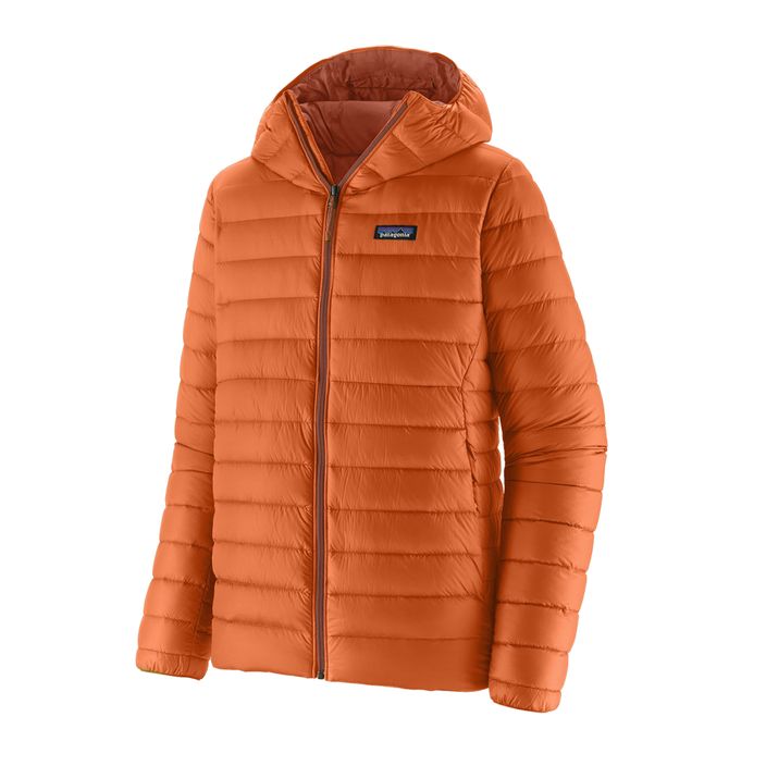 Geacă cu puf pentru bărbați Patagonia Down Sweater Hoody redtail rust 2