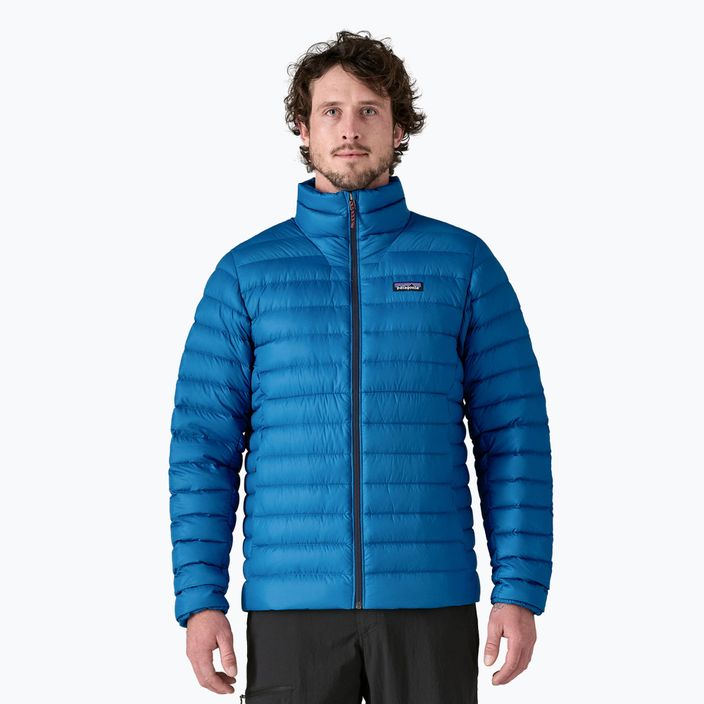 Geacă cu puf pentru bărbați Patagonia Down Sweater endless blue