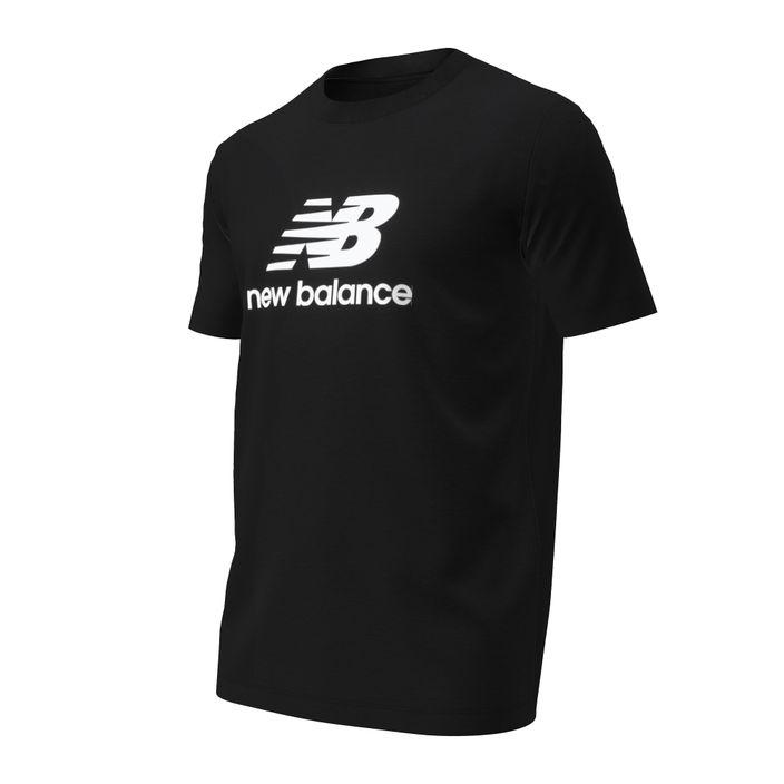Tricou pentru bărbați New Balance Stacked Logo black 2