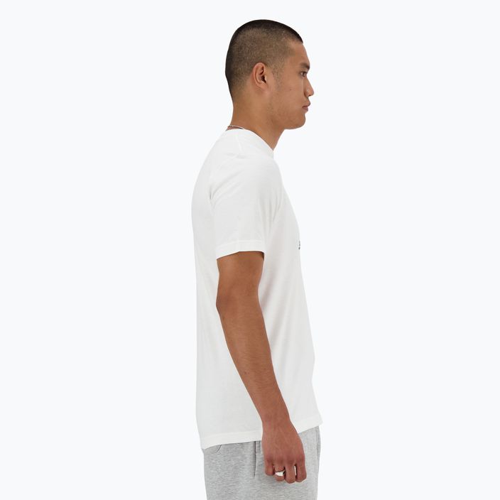 Tricou pentru bărbați New Balance Stacked Logo white 2