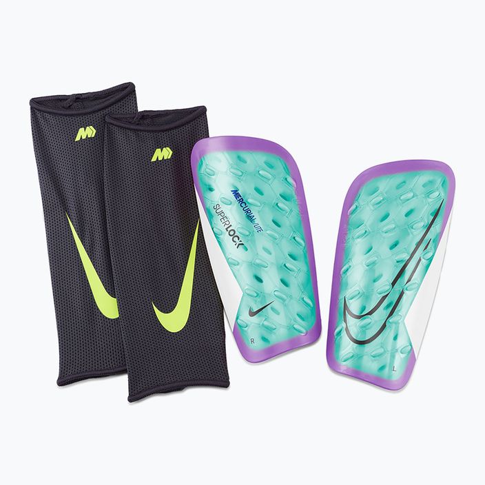 Protecții de tibie Nike Mercurial Lite Superlock hyper turquoise/white/fuchsia dream
