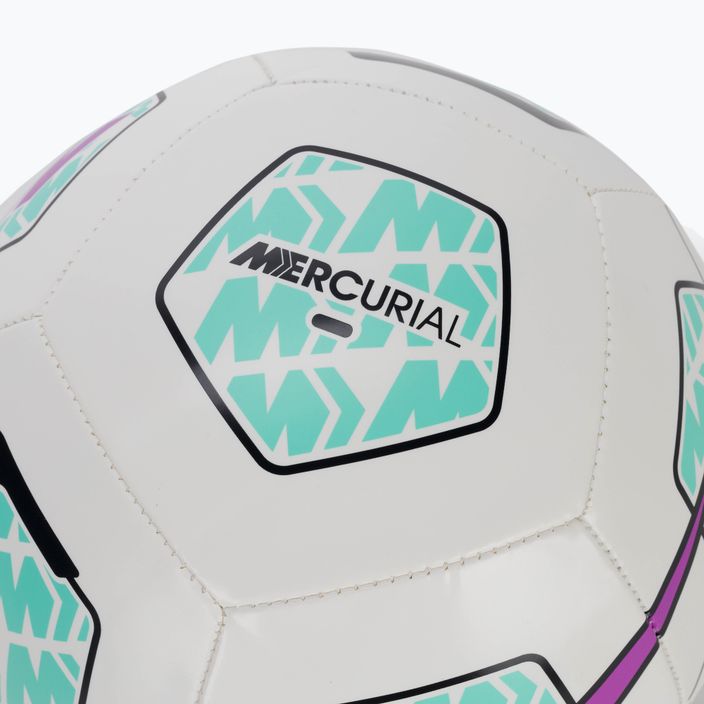 Minge de fotbal Nike Mercurial Fade white/hyper turquoise/fuchsia dream mărime 4 3