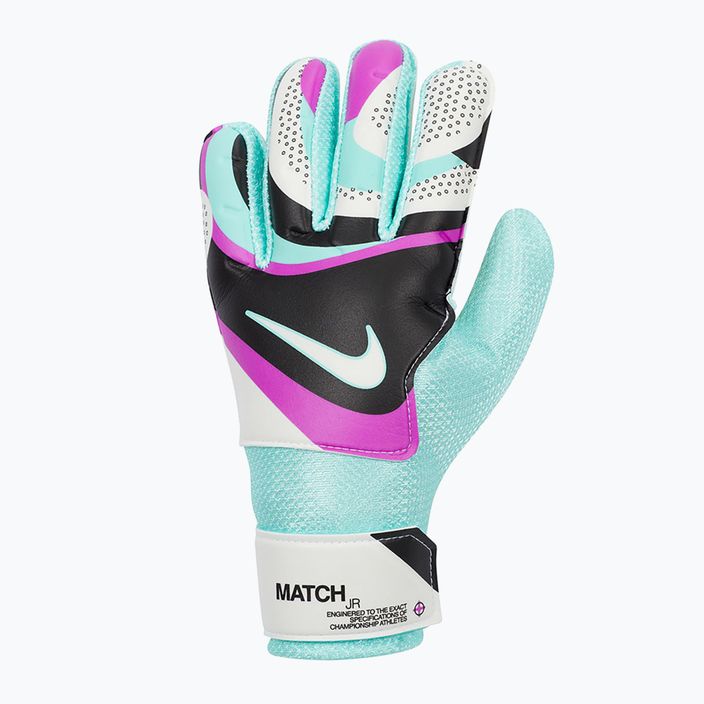 Mănuși de portar pentru copii Nike Match black/hyper turquoise/rush fuchsia 2
