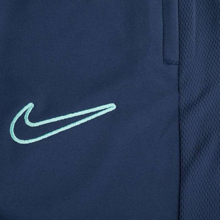 Pantaloni de fotbal pentru bărbați Nike Dri-Fit Academy midnight navy/midnight navy/hyper turquoise 3