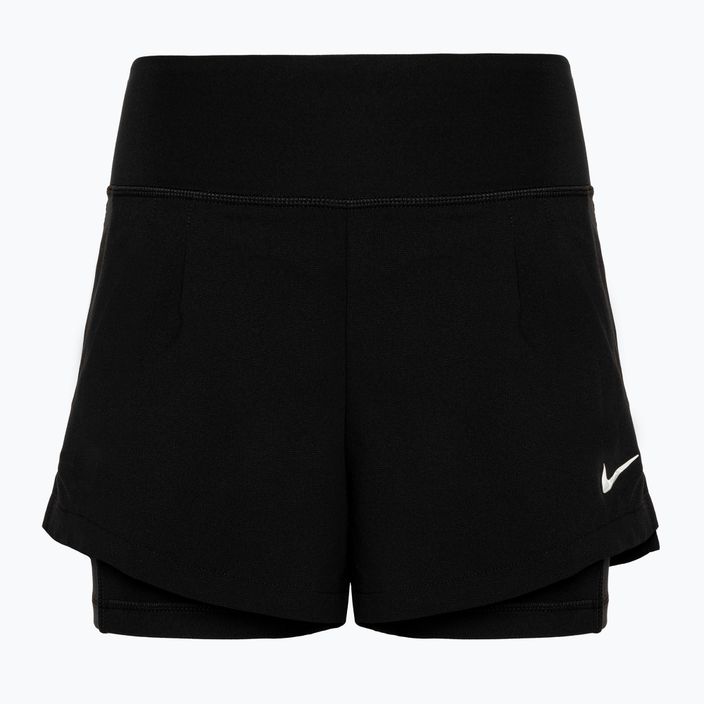 Pantaloni scurți de tenis pentru femei Nike Court Dri-Fit Advantage negru/alb