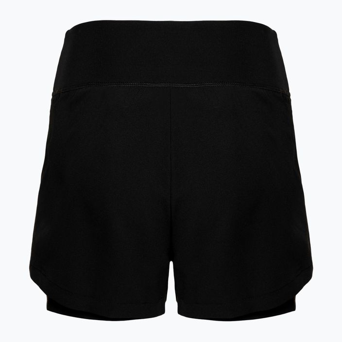 Pantaloni scurți de tenis pentru femei Nike Court Dri-Fit Advantage negru/alb 2