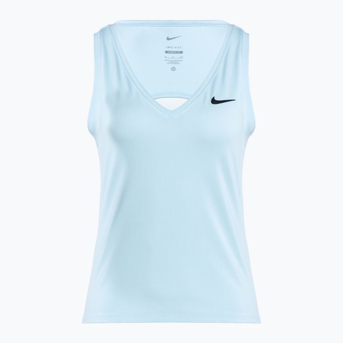 Tank top de tenis pentru femei Nike Court Dri-Fit Victory Tank glacier blue/black