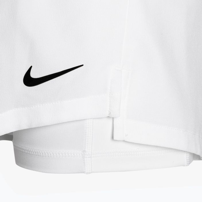 Pantaloni scurți de tenis pentru femei Nike Court Dri-Fit Advantage white/white/black 4