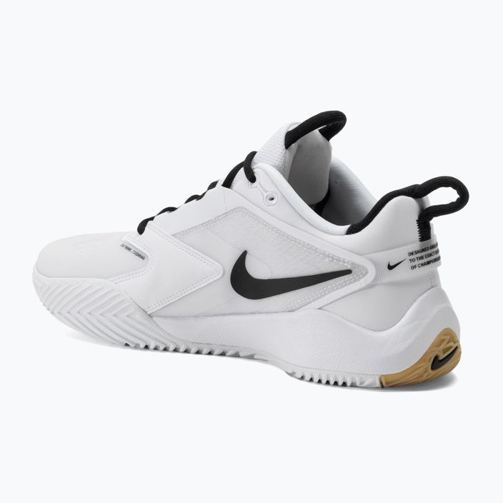 Nike Zoom Hyperace 3 pantofi de volei alb/negru-purpuriu de foton 3