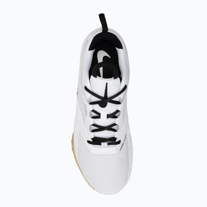 Nike Zoom Hyperace 3 pantofi de volei alb/negru-purpuriu de foton 5