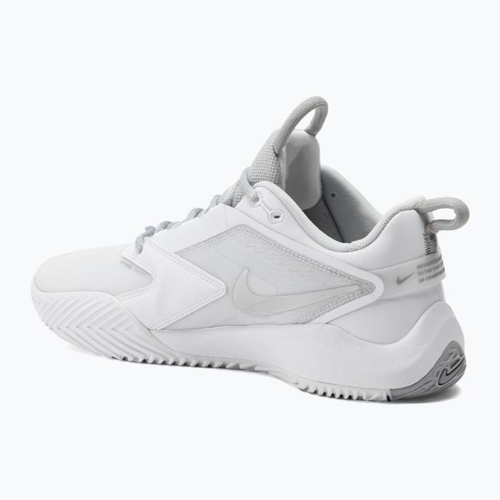 Nike Zoom Hyperace 3 pantofi de volei photon dust/mtlc silver-white 3