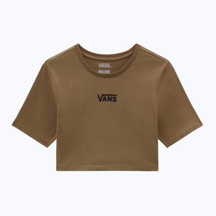 Tricou pentru femei Vans Flying V Crew Crop Ii otter