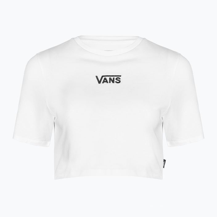Tricou pentru femei Vans Flying V Crew Crop Ii white