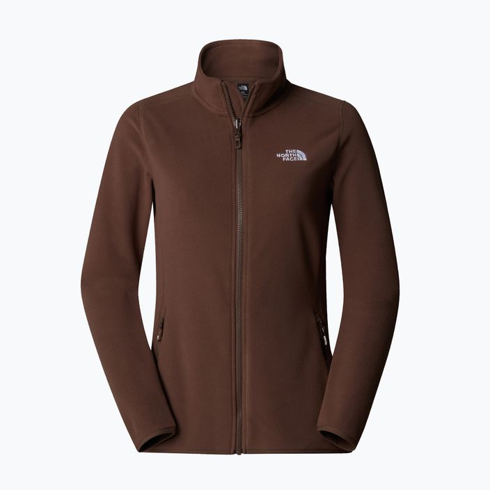 Hanorac pentru femei The North Face 100 Glacier FZ smokey brown 5