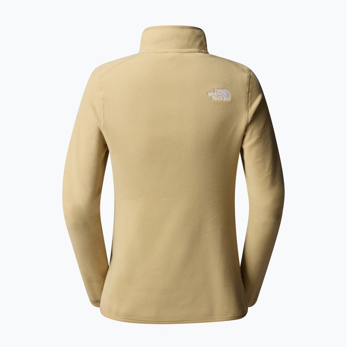 Hanorac pentru femei The North Face 100 Glacier 1/4 Zip khaki stone 2