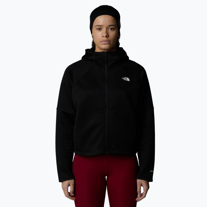 Bluză de trekking pentru femei The North Face Vertical Thermal FZ Hoodie black